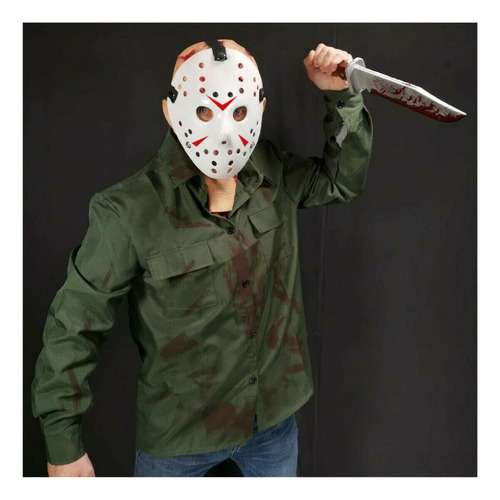 Máscaras Para Espantar Halloween, Mxjwe-005, 5 Pzas. 25x18x5 Color Blanco Jasonwhite