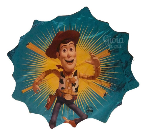 Globo Woody Toy Story Estrella (calidad Helio)