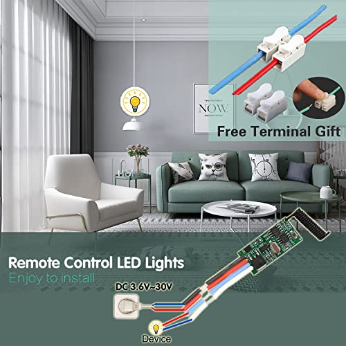 Módulo De Control Remoto Inalámbrico Dieserc Dc 3.6v 5v 12v
