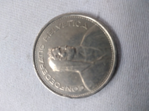 Suiza, 5 Francos, Año 1968