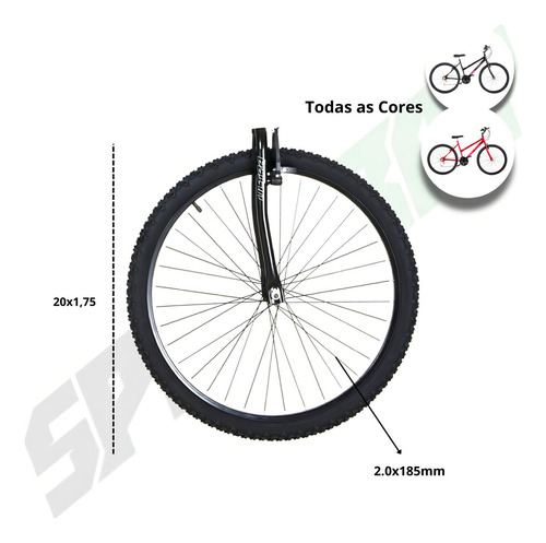 Bicicleta Aro 26 Pro Tork Ultra Feminino Freio Vbreak Branco Cor Azul Bebê