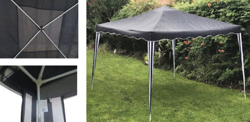 Imagen 5 de 10 de Sombrilla Gazebo Exterior Para Jardín Linea Premium
