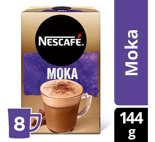 Café Nescafé Moka Caja 8x18grs