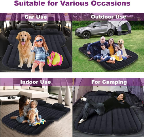 Colchón De Automóvil Inflable, Cama De Automóvil Para Asient