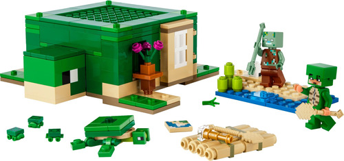 Lego Minecraft 21254  La Casa Tortuga De La Playa