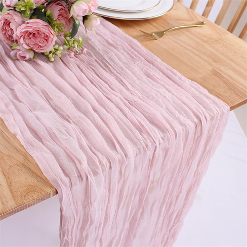 Mantel De Gasa Para Mesa, Cena, Boda, 90 X 400 Cm