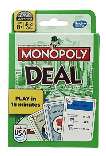 Monopoly Deal Juego De Cartas Version Ingles