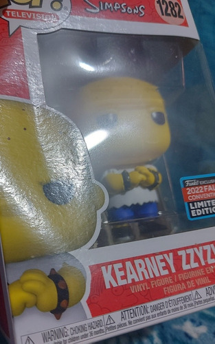 Funko Pop Kearney Zzyzwicz 1282 Los Simpsons (caja Dañada)