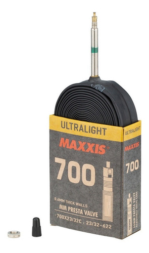 Câmara De Ar 700x23/32 Maxxis Valvula 60mm Ultralight 77gr Tipo da válvula Presta