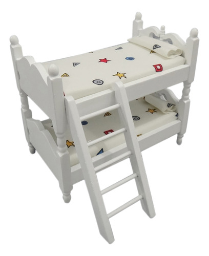 Mueble De Dormitorio Infantil En Miniatura 1:12 Con Forma De