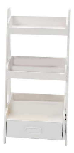 1/12 Escala Dollhouse Mini Antiguo 3 Tier Planta Soporte