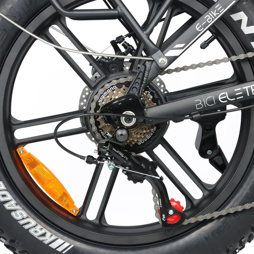 Bicicleta Elétrica Dobrável Hammer 1000w Sem Cnh E Econômica
