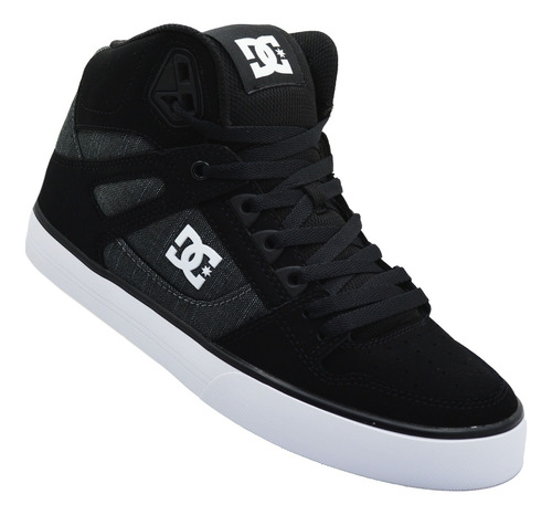 Tenis Dc Shoes Pure High-top Wc Adys400043 Btt Blk/battleshi