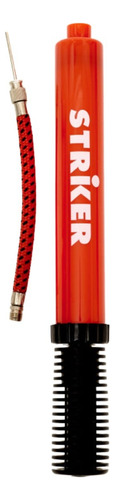 Pelota Futbol Striker Fox N°5 Blanca + Medidor + Inflador Blanco