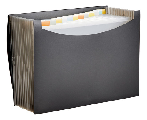 Carpeta Organizadora Expandible Tamaño Carta Color Negro 1 P