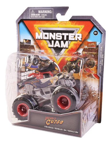 Monster Jam Camiones Monstruos Series 18 Personaje Pirate´s Curse