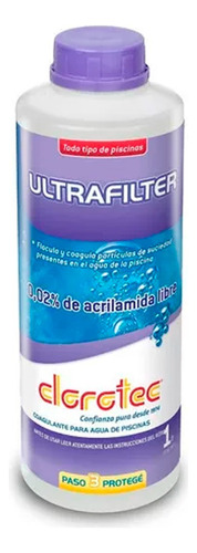 Ultrafilter P/ Piscina Piletas Clorotec 1l Atrapa Microparti