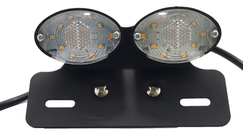 Lanterna Led Custom Cb400 Intruder Cb450 Cafe Race Dupla