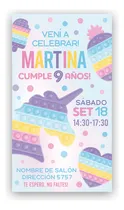 Comprar Tarjeta Cumpleaños Digital Pop It Color Pastel 2 Formatos