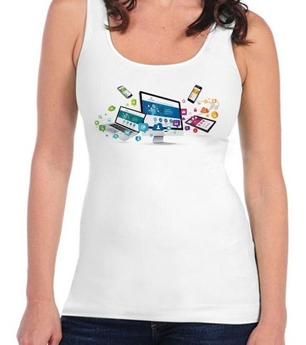 Musculosa Computer Tablets Celulares Informatica