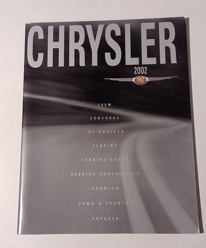 Folleto Catalogo Libro Chrysler Gama 2002 Usa En Ingles
