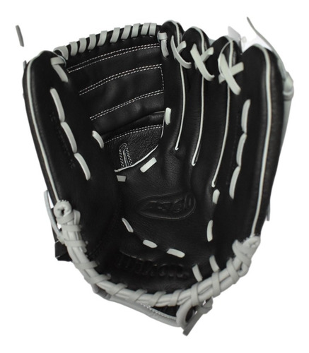 Imagen 1 de 8 de Guante Para Beisbol Wilson A360 12 Pulgadas Negro Gris