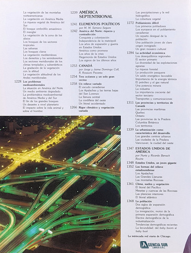 Geografía Universal, América Septentrional, Canadá E.unidos