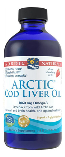 Nordic Naturals - Arctic-d Cod Oliver Oil 1060 Mg Frutilla