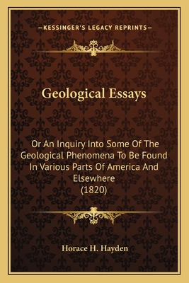Libro Geological Essays: Or An Inquiry Into Some Of The G...