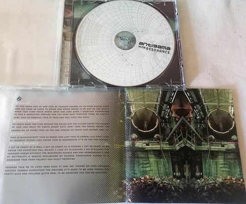 Cd Antigama - Resonance 1er Ed. Grindcore Napalm Death Nasum (Usado)