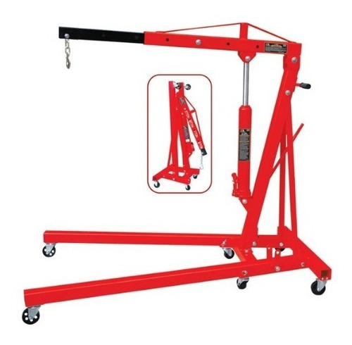 Imagen 4 de 8 de Gato Grua Para Motores Eleva Motor De 2 Tonelada