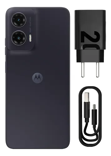 Smartphone Motorola Moto G35 5g - 128gb 12gb (4gb Ram+8gb Ram Boost) E Camera 50mp Com Ai Nfc Tela 6.7 Com Superbrilho - Grafite - Vegan Leather