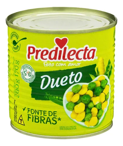 2x Predilecta Dueto Ervilha E Milho Em Conserva 1 X 170.0 G