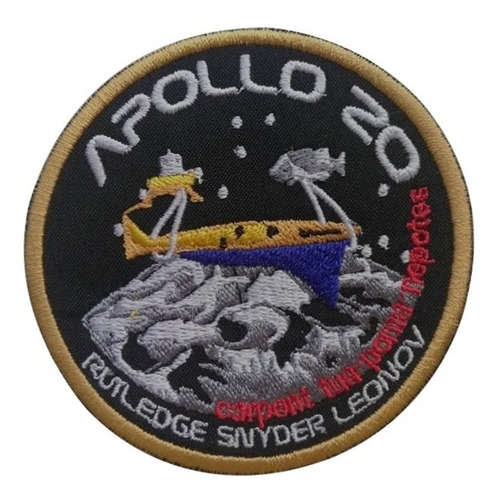 Apollo 20, Parches Bordados Nasa, Transbordador, Misiones