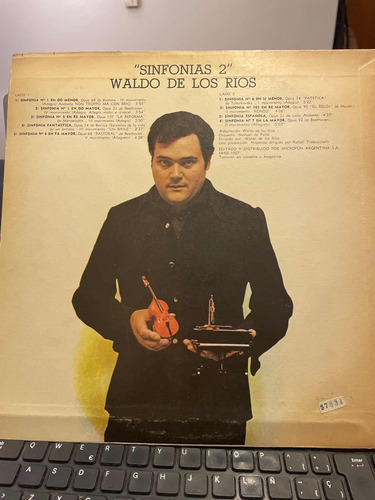 Waldo De Los Rios -sinfonias 2 Vinilo Ex (Usado)