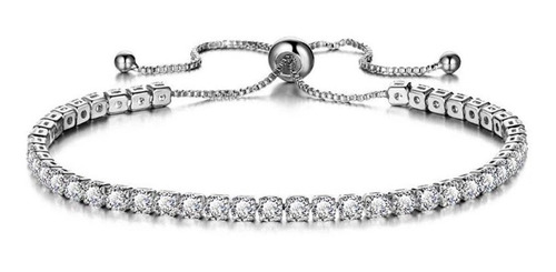 Kit 3 Pulseiras Braceletes Strass Cristais