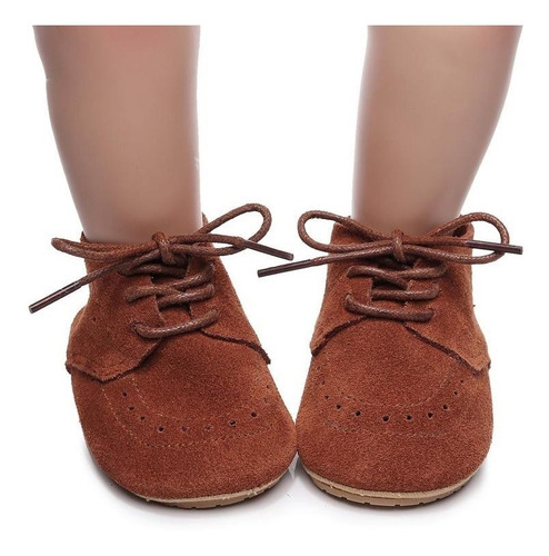 Imagen 4 de 4 de Zapato Ergonómico Gamuza Café