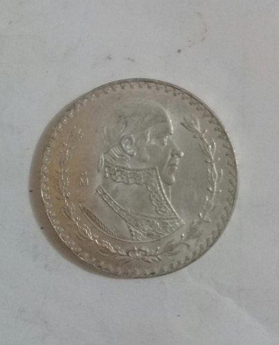 Moneda Un Peso Morelos 1958 (Usado)