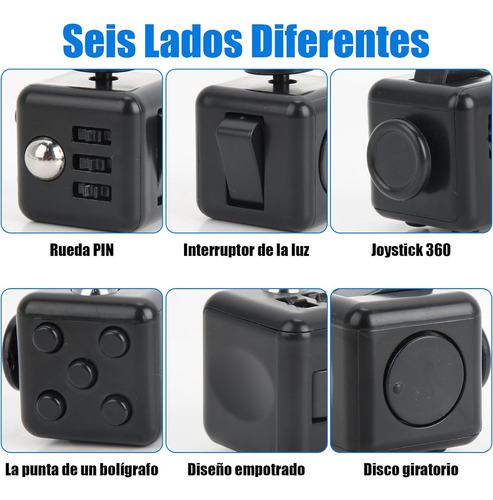 -- Cubo Anti Estrés. Ayuda A Calmar La Ansiedad Y El Estrés.