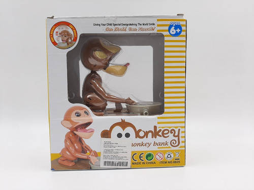 Imagen 7 de 10 de Mono Traga Monedas Monkey Interactivo Alcancia De Monedas