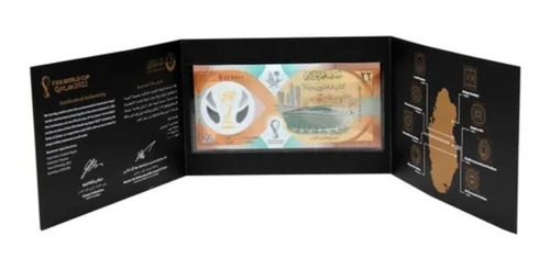 Billete Conmemorativo Qatar 2022 Fifa Worldcup Original