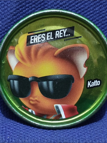 Tazos 2013 Super Funki Punky Metalix Gold #48 Katto Sabritas (Usado)