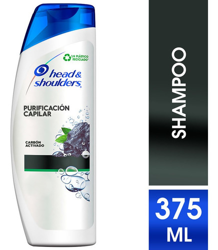 H&s Purificación Capilar Carbón Activado Shampoo 375ml