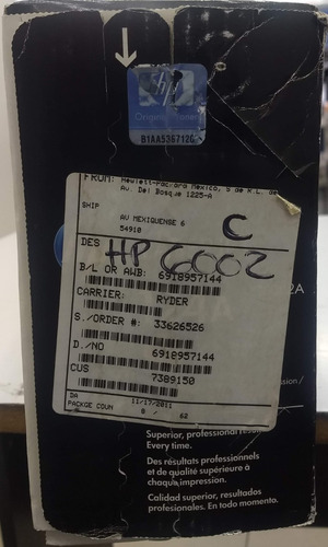 Imagen 3 de 3 de Toner Hp Original 6002a Yellow Series 2600