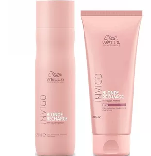 Shampoo 250 Ml + Acondicionador 200 Ml Blonde Wella Rubio