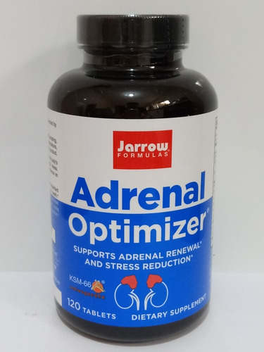 Optimizador suprarrenal, 120 comprimidos, sabor a Jarrow N/A