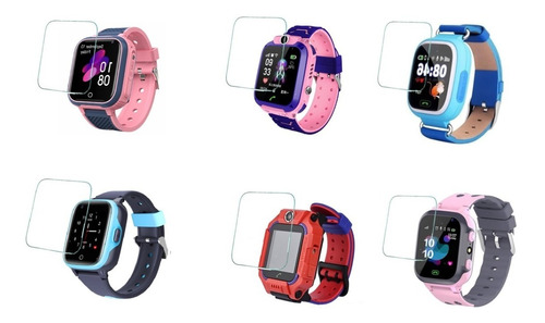 Kit Protector Pantalla Smartwatch Infantil  Modelos Varios