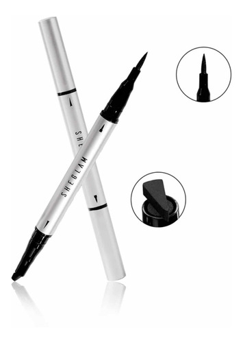 Sheglam Wing It Duo Línea Impermeable Delineador - Black