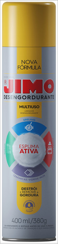 Jimo Espuma Desengrasante Aerosol 400ml Sin Soda Caustica