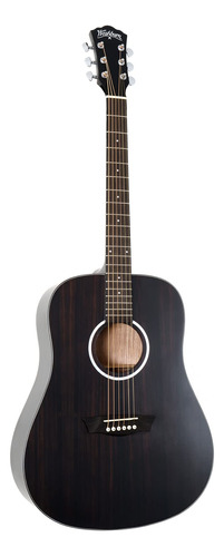 Washburn Deep Forest Ebony D Guitarra Acstica, Bano Rayas